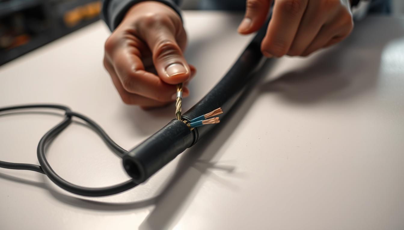 Jak rozdzielić kabel elektryczny na dwa