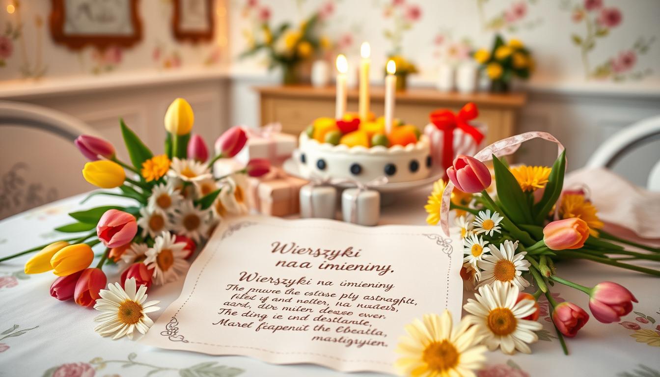 Wierszyki na imieniny
