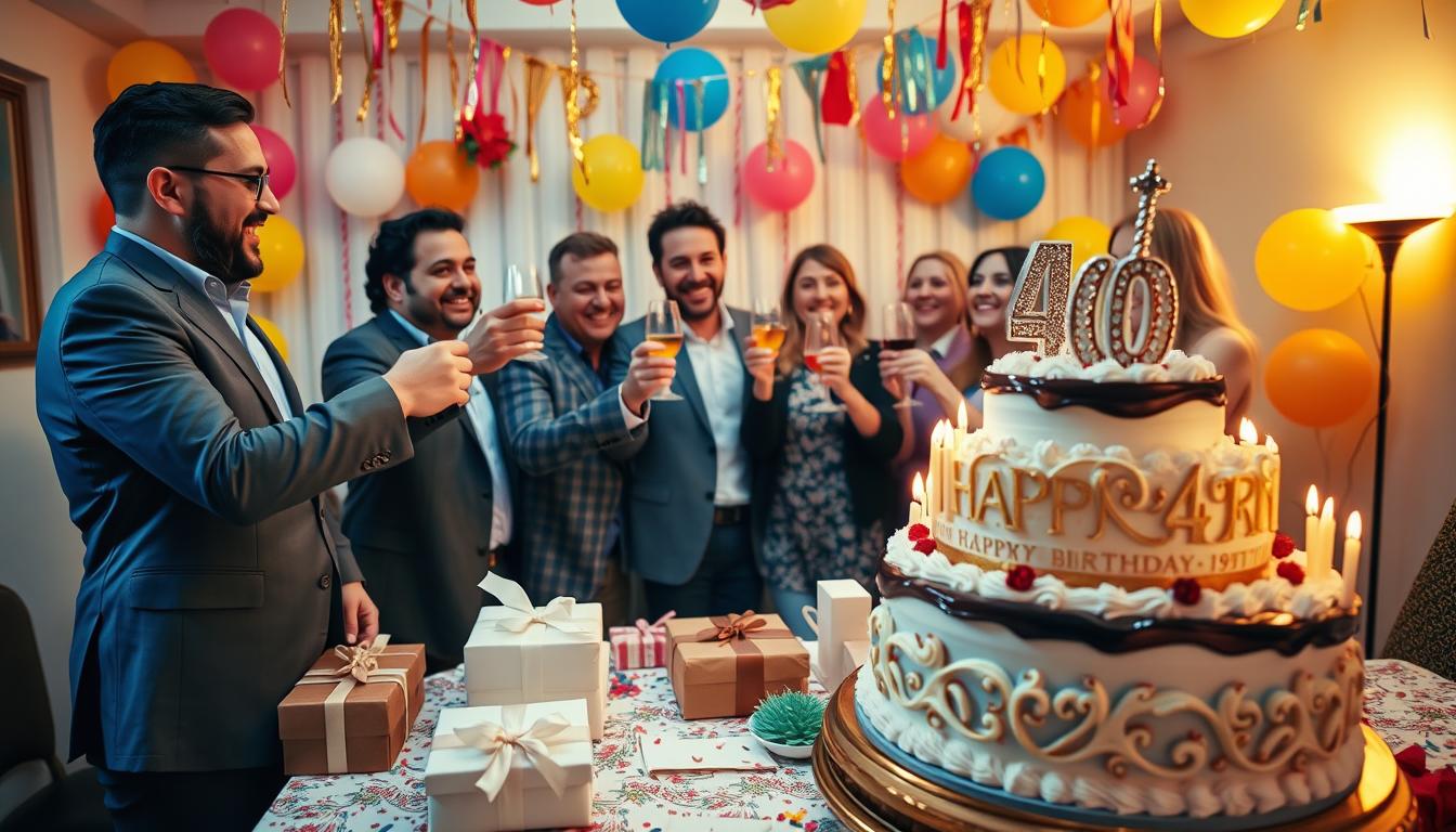 Życzenia na 40 urodziny dla mężczyzny